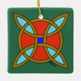 Adorno De Cerámica Nordic Protection from Witchcraft or Witch's Knot