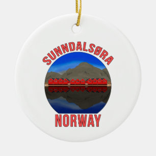 Adorno De Cerámica Noruega Sunndalsøra Travel Noruega
