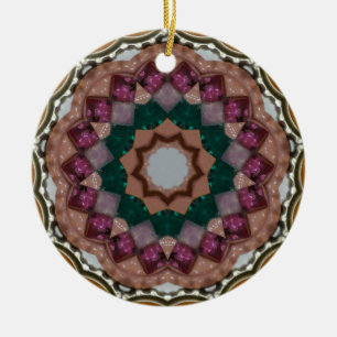 Adorno De Cerámica Nosotros tres reyes fractales