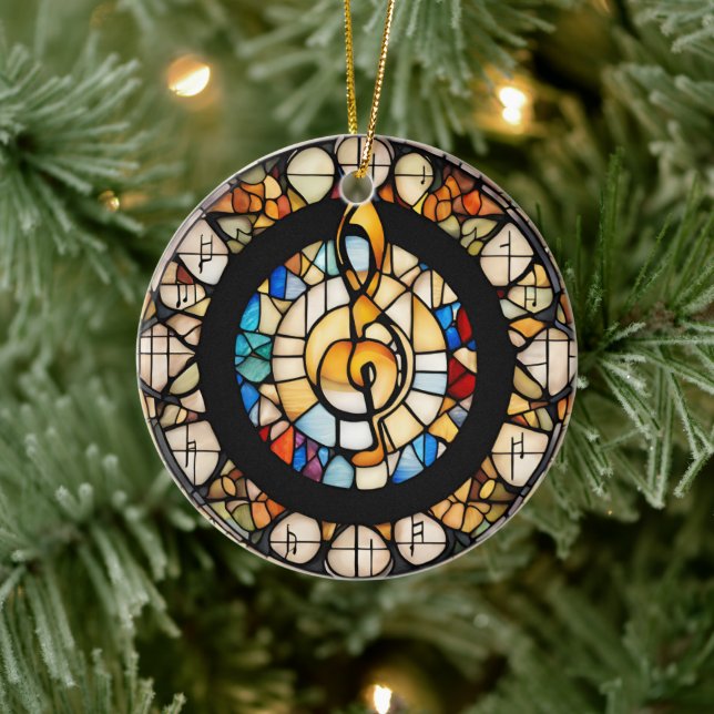 Adorno De Cerámica Nota musical (Árbol)