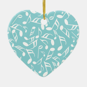 Adorno De Cerámica Notas musicales