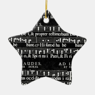 Adorno De Cerámica notas musicales gruesas