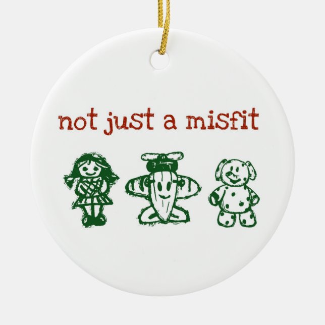 Adorno De Cerámica notjustxmas (Frente)