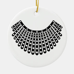 Adorno De Cerámica Notorious RBG, Ruth Bader Ginsburg, RBG collar