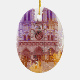 Adorno De Cerámica Notre Dame de Paris