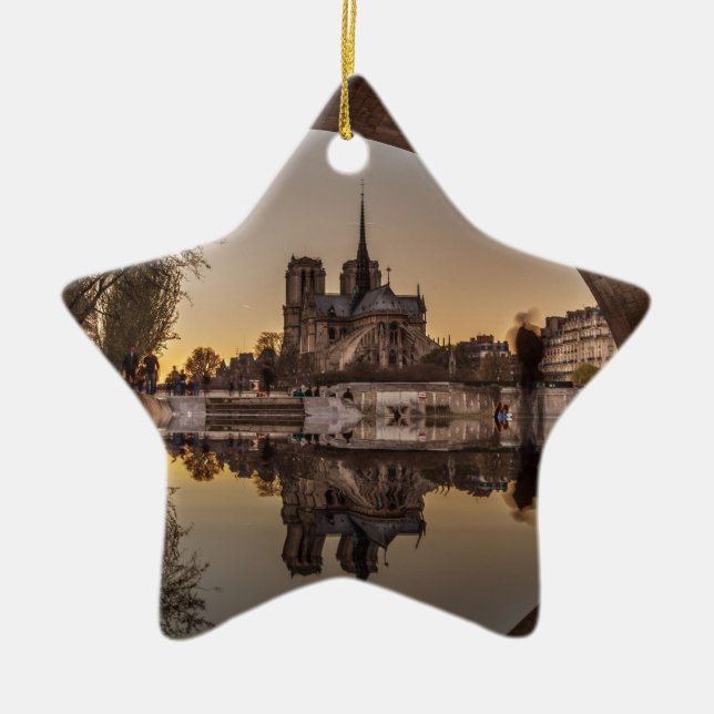 Adorno De Cerámica Notre-Dame, París, Francia (Frente)