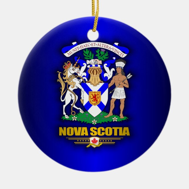 Adorno De Cerámica Nova Scotia COA (Frente)