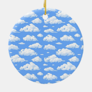 Adorno De Cerámica Nubes