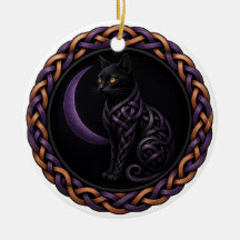 Nudo Celta Samhain Gato Negro Halloween