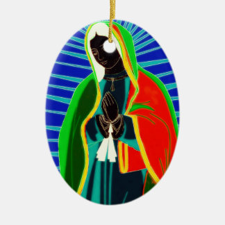 Adorno De Cerámica nuestra dama de guadalupe