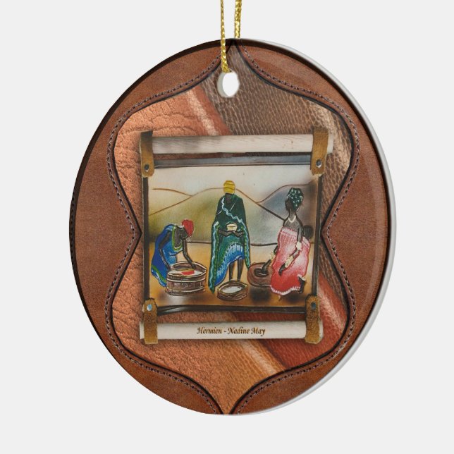 Adorno De Cerámica Nuestra nación arco iris (Izquierda)