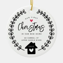 Nuestra primera casa de Navidad