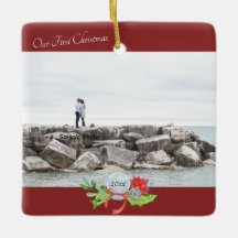 Nuestra primera foto navideña personalizada