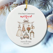 Nuestra Primera Navidad Casados Señor Y Señora