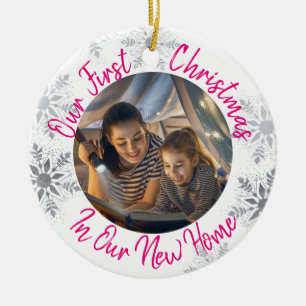 Adorno De Cerámica Nuestra Primera Navidad en Nuestra Nueva Casa con 