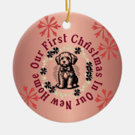 Adorno De Cerámica Nuestra primera Navidad en nuestro nuevo hogar