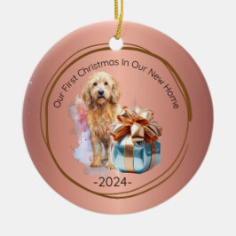 Adorno De Cerámica Nuestra primera Navidad en nuestro nuevo hogar