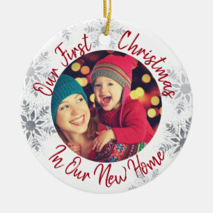 Adorno De Cerámica Nuestra primera Navidad en nuestro nuevo hogar con