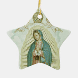 Adorno De Cerámica Nuestra Señora De Guadalupe