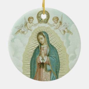 Adorno De Cerámica Nuestra Señora De Guadalupe