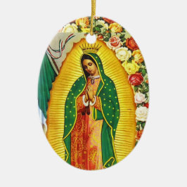 Adorno De Cerámica Nuestra Señora de Guadalupe
