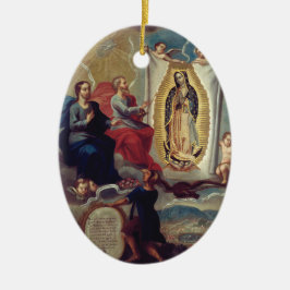 Adorno De Cerámica Nuestra Señora de Guadalupe | Recuerdo Religioso