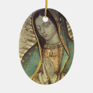ADORNO DE CERÁMICA NUESTRA SEÑORA OF GUADALUPE