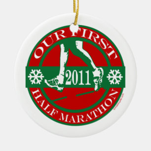 Adorno De Cerámica Nuestro maratón de la primera mitad - 2011