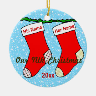 Adorno De Cerámica Nuestro Nth navidad