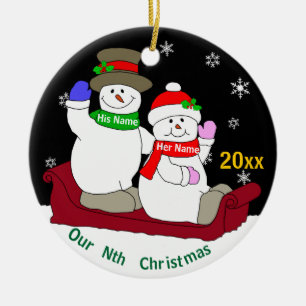 Adorno De Cerámica Nuestro Nth navidad