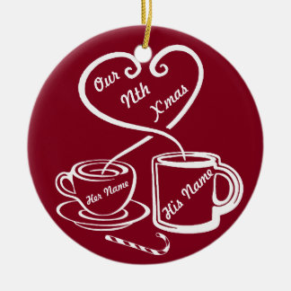 Adorno De Cerámica Nuestro Nth navidad