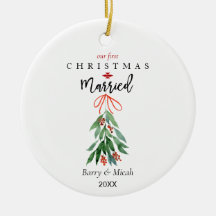 Nuestros primeros Navidades se casaron con Mistlet