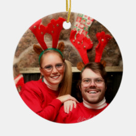 Adorno De Cerámica Nuestros primeros pares del navidad el |