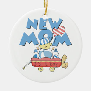 Adorno De Cerámica Nueva mamá es regalos de un muchacho