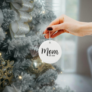 Adorno De Cerámica Nueva Mamá Establece Regalo Día de las Madres