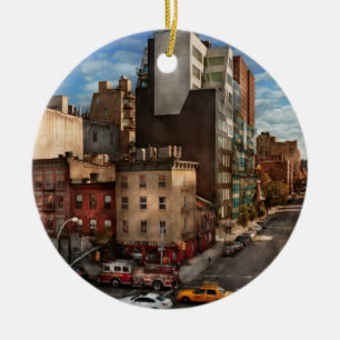 Adorno De Cerámica Nueva York - Ciudad - La esquina de la 10ª Ave y W