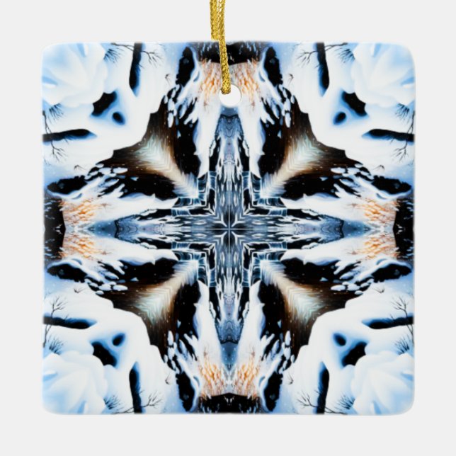 Adorno De Cerámica Nuevo arte de hielo (Anverso)