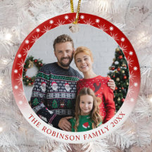 Nuevo estilo moderno doble cara dos copos de nieve