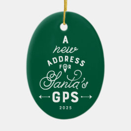 Adorno De Cerámica Nuevo hogar lindo verde Navidades de fotos