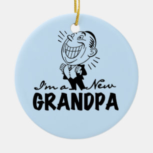 Adorno De Cerámica Nuevos camisetas y regalos sonrientes del abuelo