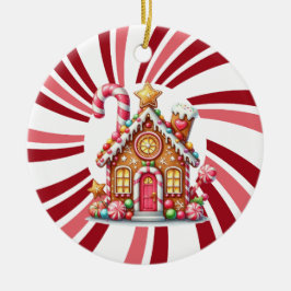 Adorno De Cerámica Nuevos Navidades de casa citan texto en la parte p