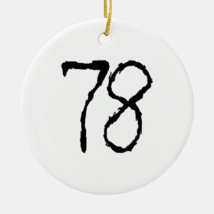 Adorno De Cerámica Number78