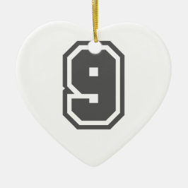Adorno De Cerámica Número 9