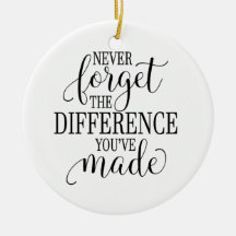 Nunca Olvides la Diferencia que Has Hecho