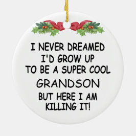 Adorno De Cerámica Nunca soñé que me criaría para ser un nieto de Gua