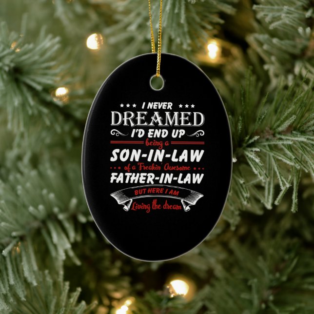 Adorno De Cerámica Nunca soñé que terminaría siendo un hijo... (Árbol)