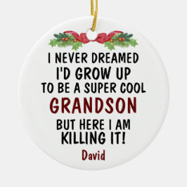 Adorno De Cerámica Nunca Soñé Que Yo me criaría para ser un nieto