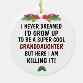 Adorno De Cerámica Nunca Soñé Que Yo me criaría para ser una nieta