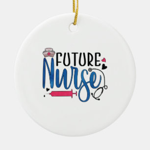 Adorno De Cerámica Nurse Gift   Enfermeras futuras