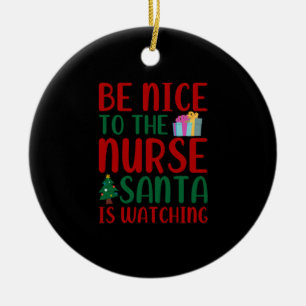 Adorno De Cerámica Nurse Gift Estar Bien Enfermo De Enfermería A Sa